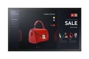 samsung touch screen hire