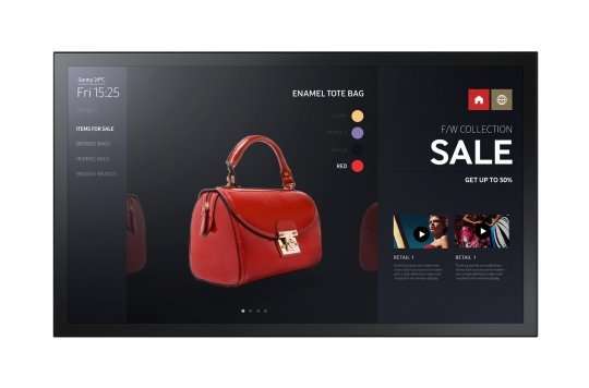 samsung touch screen hire