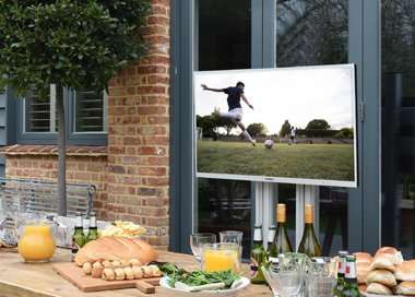 TV rental for outdoor events