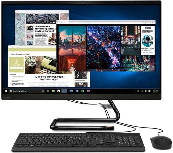 Lenovo Desktop and Screen