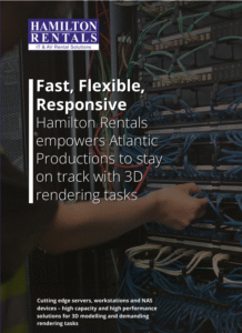Case Study for Atlantic Productions. High-performance hardware for 3d rendering