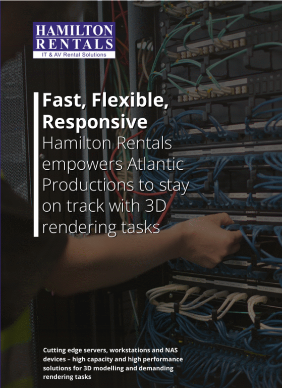 Case Study for Atlantic Productions. High-performance hardware for 3d rendering